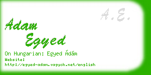 adam egyed business card