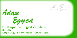 adam egyed business card